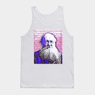 Peter Kropotkin Pink Portrait | Peter Kropotkin Artwork 7 Tank Top